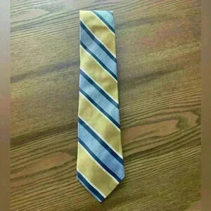 Gently Used Ted Baker London Tie Blue Green Striped